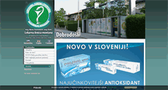 Desktop Screenshot of lekarna-arnica.si